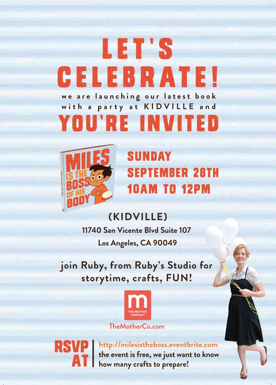 miles boss book launch invite